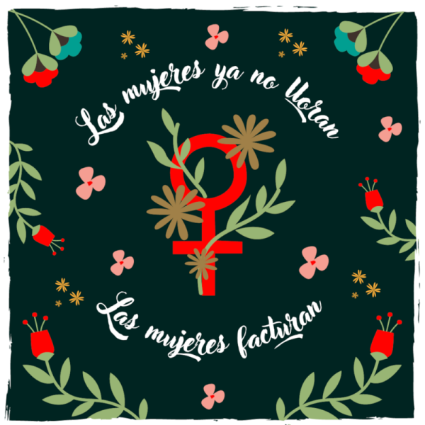 Tote Bag Símbolo Mujer Florido