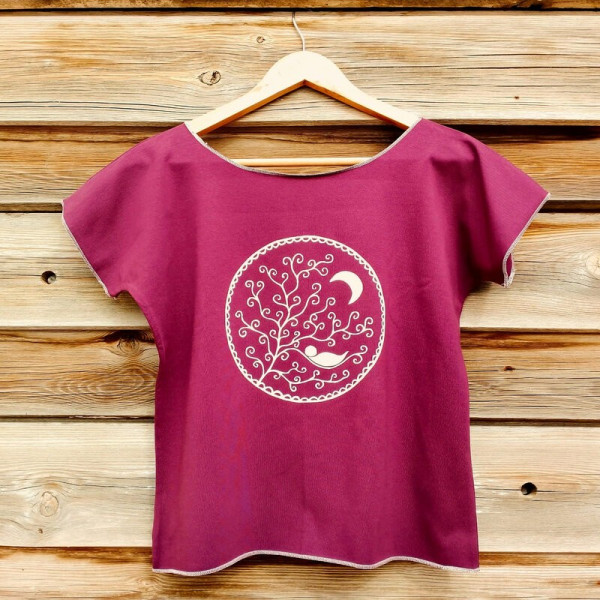 Camiseta ecológica mujer Vientre Materno