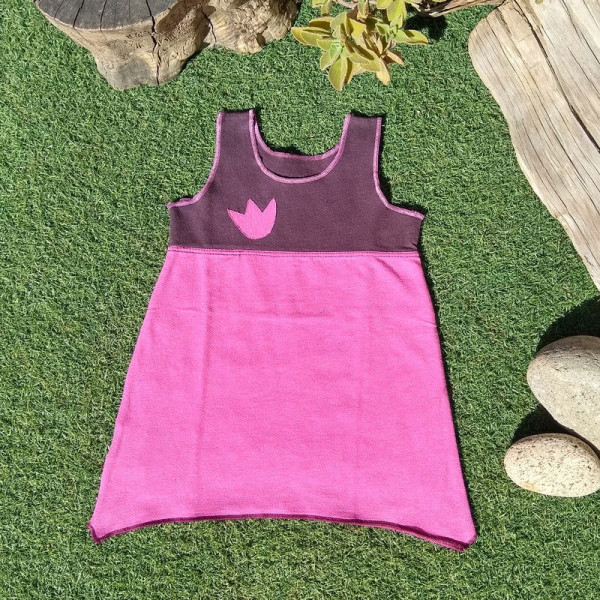 Vestido ecológico Fucsia