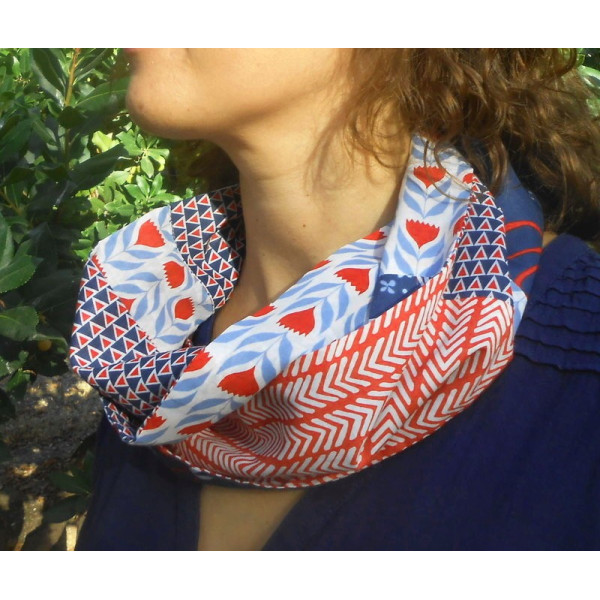 Pañuelo ecológico mujer Naútico