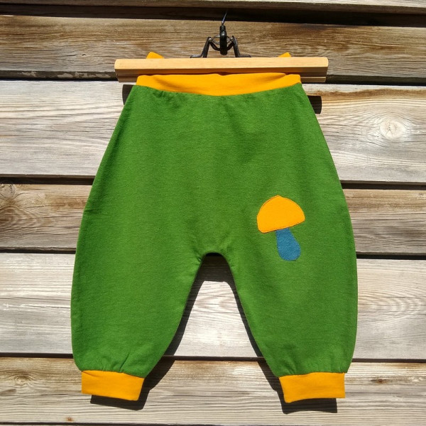 Bombacho ecológico Verde-Mostaza
