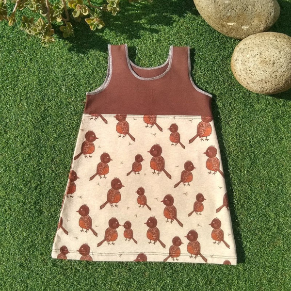 Vestido ecológico Pajaritos